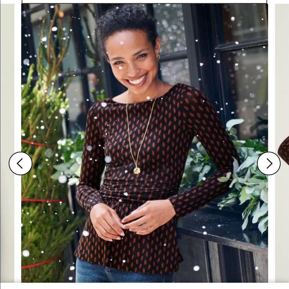 Boden Lucille Jersey Top